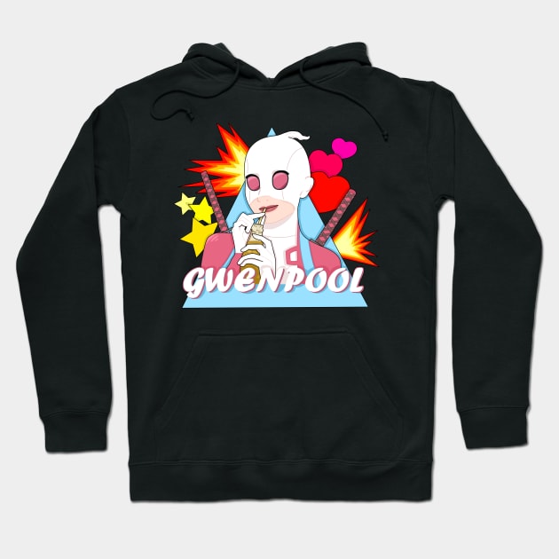 Gwenpool Hoodie by Alecschantz